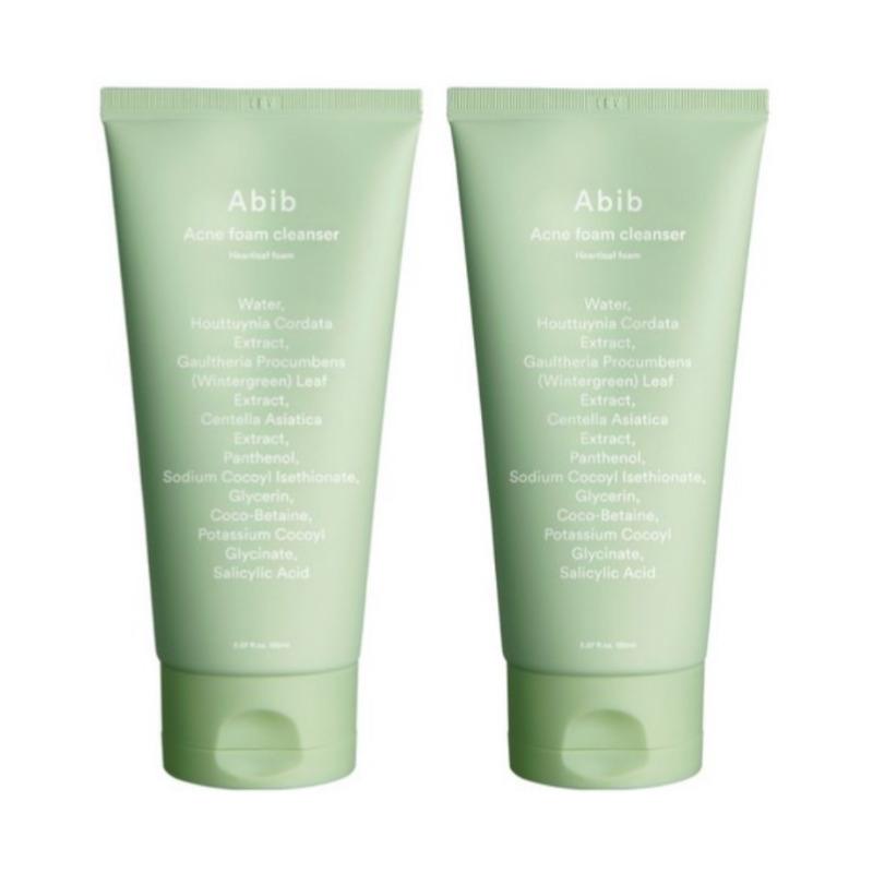 ABIB Acne Foam Cleanser Heartleaf Foam 150ml × 2