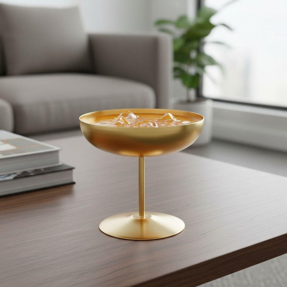 Rust-proof Goblet Stainless Steel Pudding Cup Durable Dessert Cup Bar