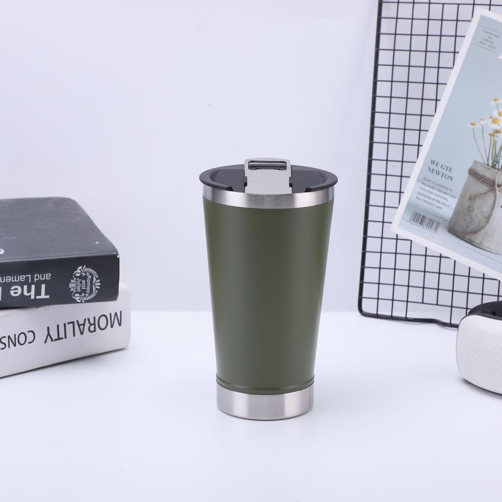 Beer Glasses with Bottle Opener Stainless Steel Double Vacuum Insulation To Protect The Cold Ice Bar Car