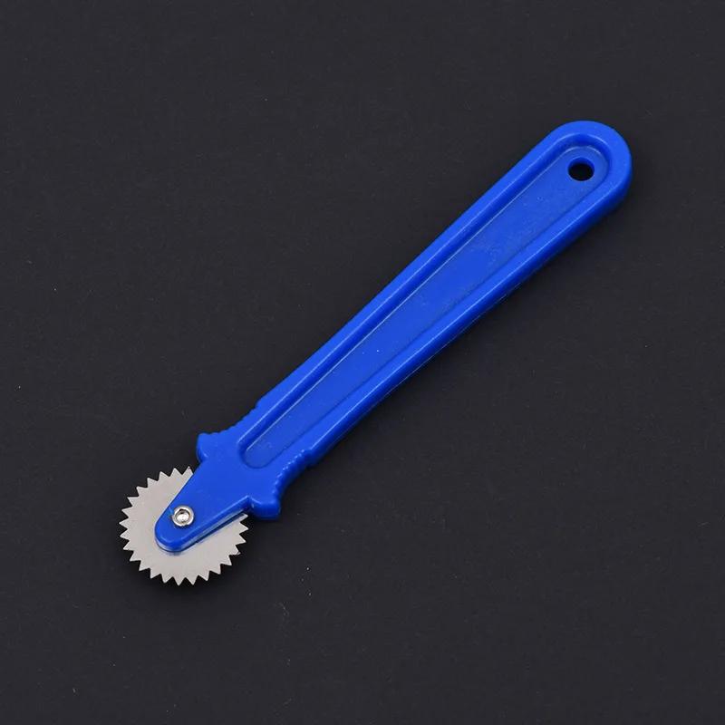 1 Pc New Plastics Leather Overstitch Wheel Space Paper Perforating Tool Tailor Stitch Marker Gear Roulette Patchwork Tools