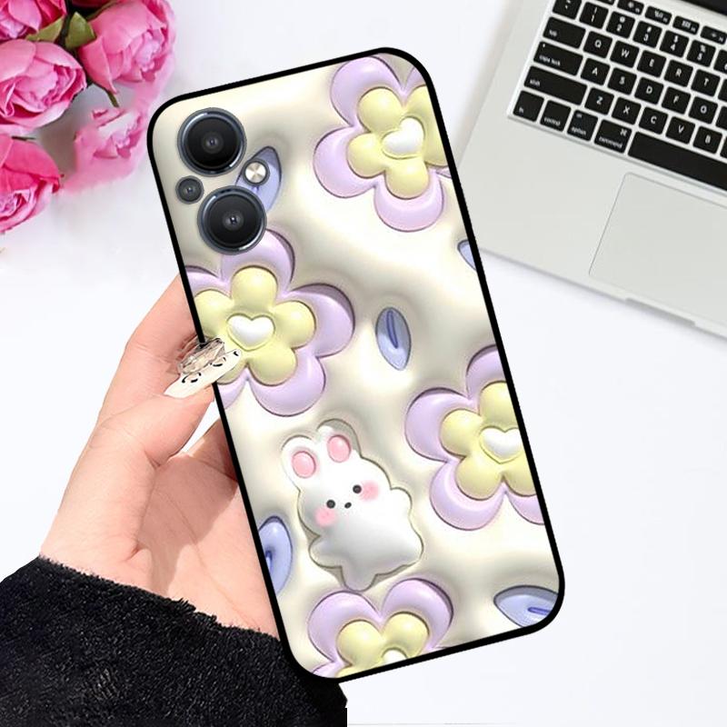 For Oppo Reno8 Lite Soft Case Reno 8 Z Silicone TPU Phone Cover For OPPO Reno8 4G 5G 8 Pro Plus New Fashion Painted Fundas Capa