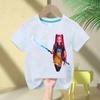 KPop Devil Hunter Print Fashion Casual Top 2025 Movie Round-neck Cartoon Girl and Boy T-shirt Casual Girl Clothing