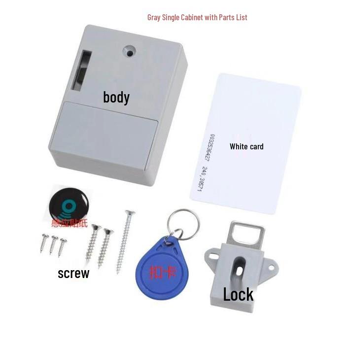 Electronic Keyless Invisible Cabinet and Drawer Lock for Saunas and Shoes