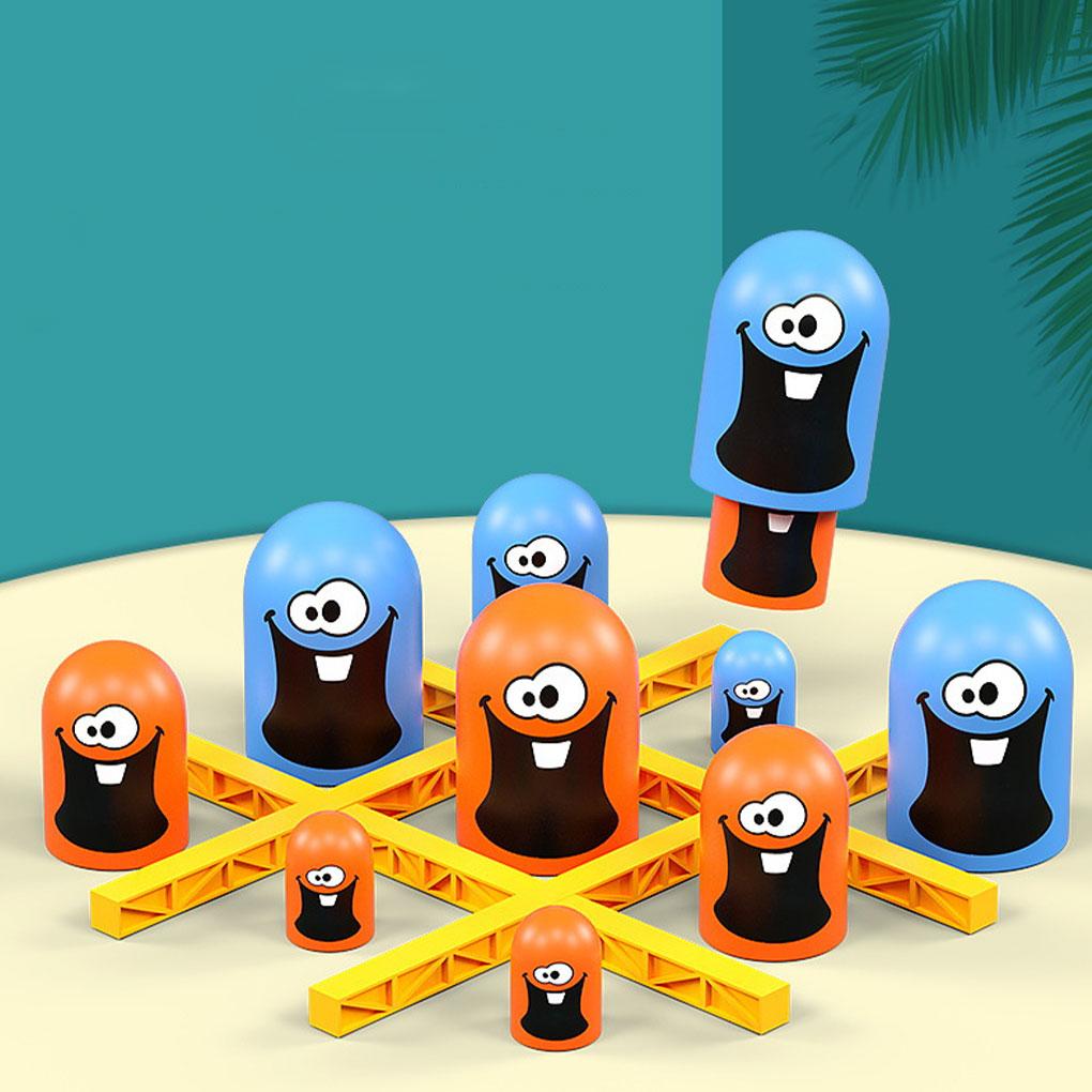 Exciting And Educational Toy Gobble Board Game For Kids Tic-tac-toe Game Small Big Friends