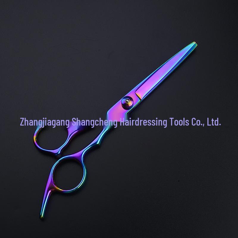 Professionelles Friseur-Barbier-Scherenset: Flache Schneide- & Ausdünnschere für den Heimgebrauch