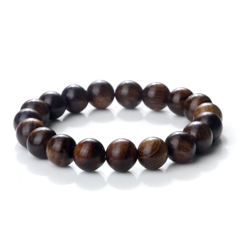

Высококачественные деревянные браслеты из бусин из кипариса, женские и мужские, регулируемые браслеты для медитации, исцеляющие украшения для йоги