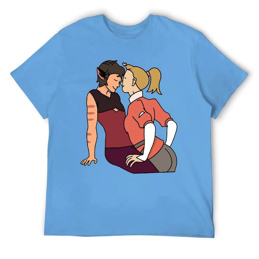 Catra And Adora In Love For Sale B Top Tee Cute T-shirt Harajuku Motion Humor Home USA Size