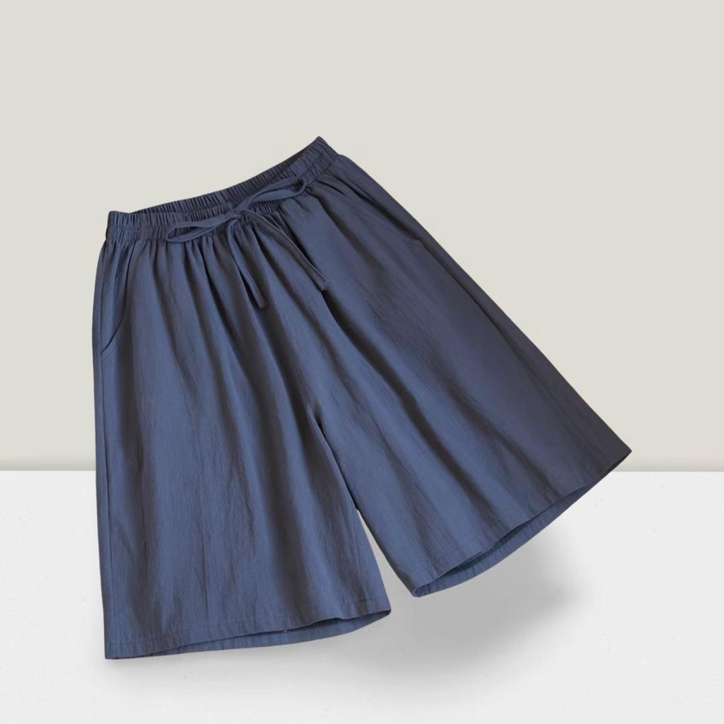 Women's Plus-Size Summer Cotton-Linen Shorts: Comfortable, Breathable, and Cool for Home and Leisure