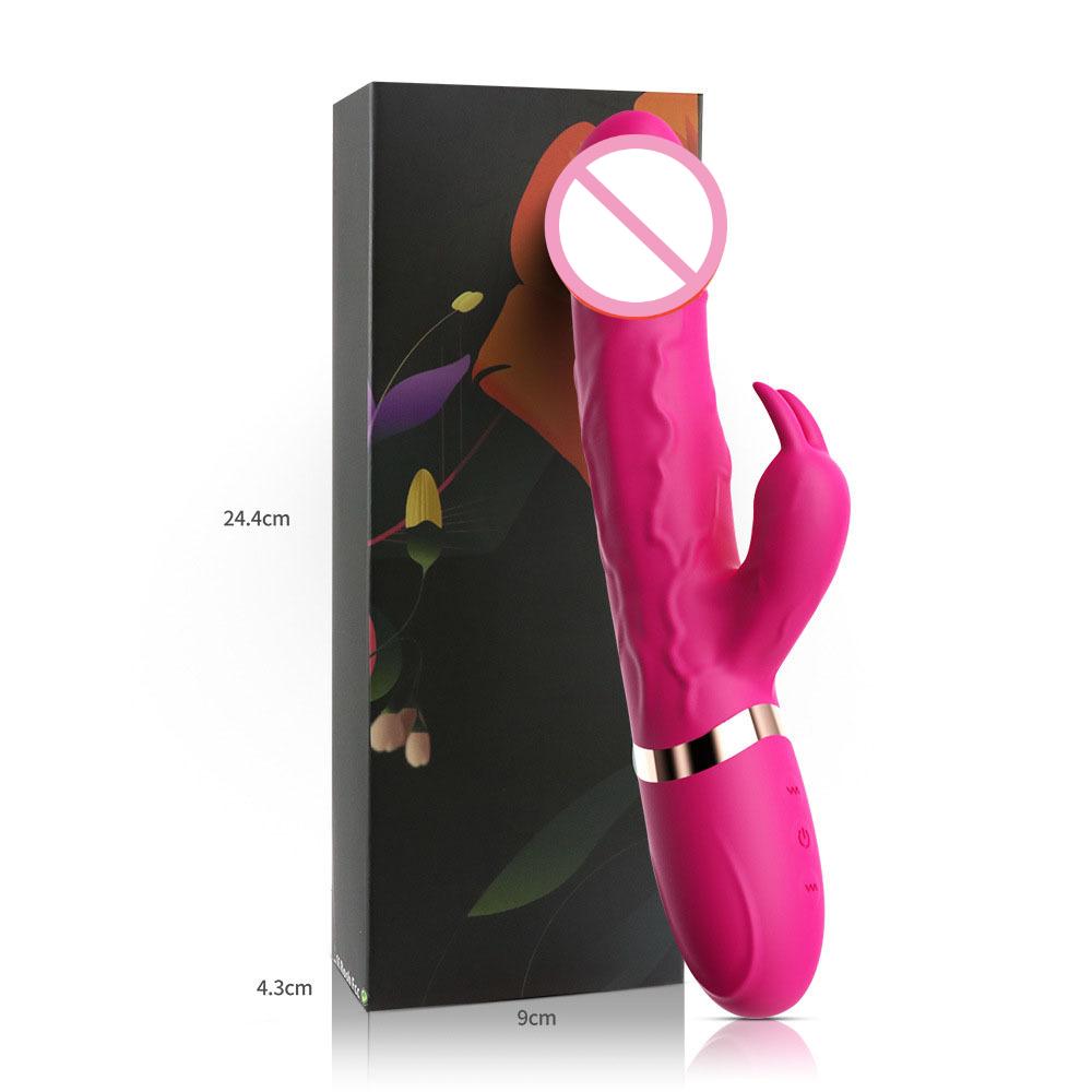 Female Masturbation AV Dildo Vibrator G-spot Rabbit Magic-Wand 10 Vibration Modes Waterproof Masturbator Sex Toy Erotic Massager