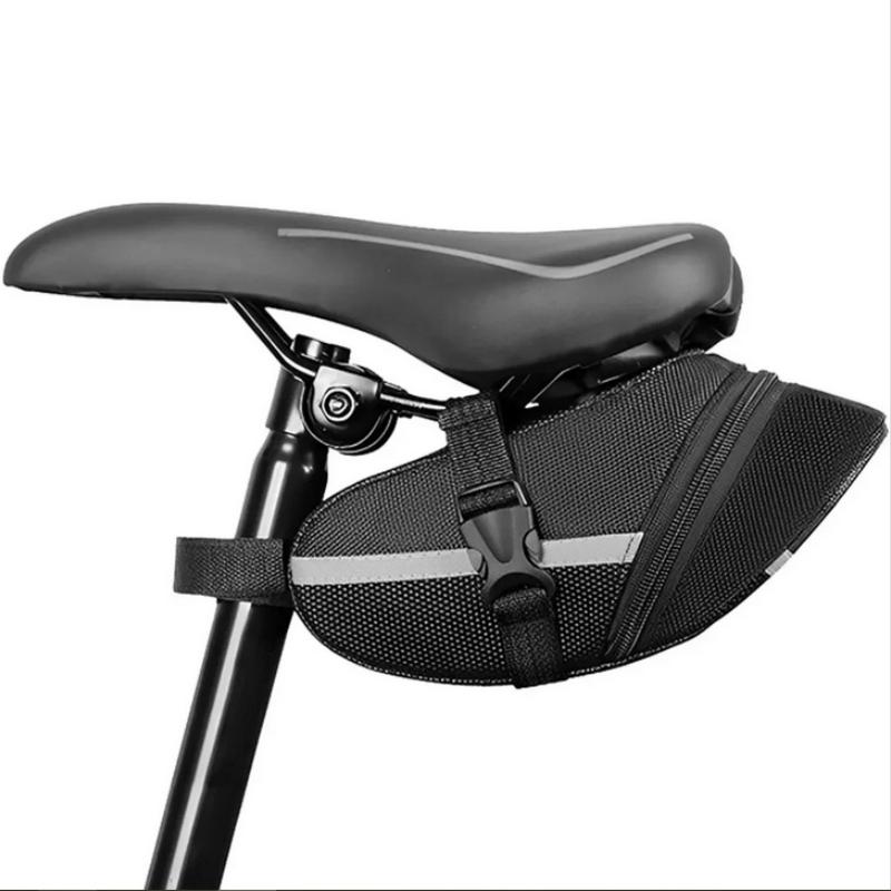 Foldable Mountain Bike Saddle Bag Bicycle Tail Bag Storage Cushion Cycling Equipment Accessory