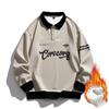 Herren Winter Stehkragen Warm Langarm Locker Übergröße Pullover Langarm Vintage Casual Langarm