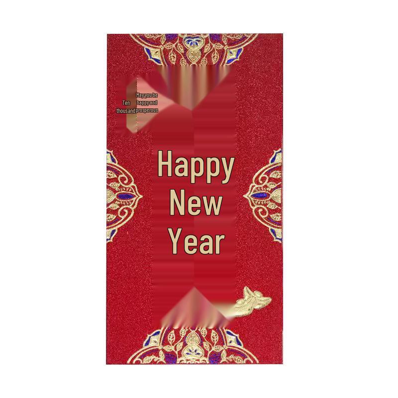 Lyckliga Rödkuvert för Nyår och Bröllop - Blandade Storlekar