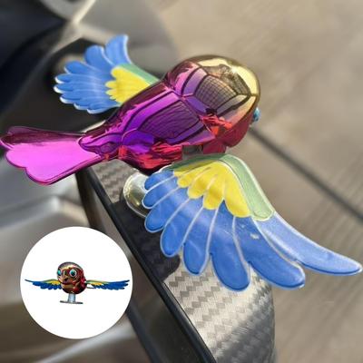 Helmet Accessories Dynamic Realistic Weatherproof Motorcycle Helmet Bird Ornaments For Women Riders Cyclist Commuting Travel
