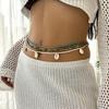 Bohemian Starfish Conch Rice Beads Waist Chain For Women Summer Beach Sexy Bikini Belly Chain Body Jewelry Vacation Accessories