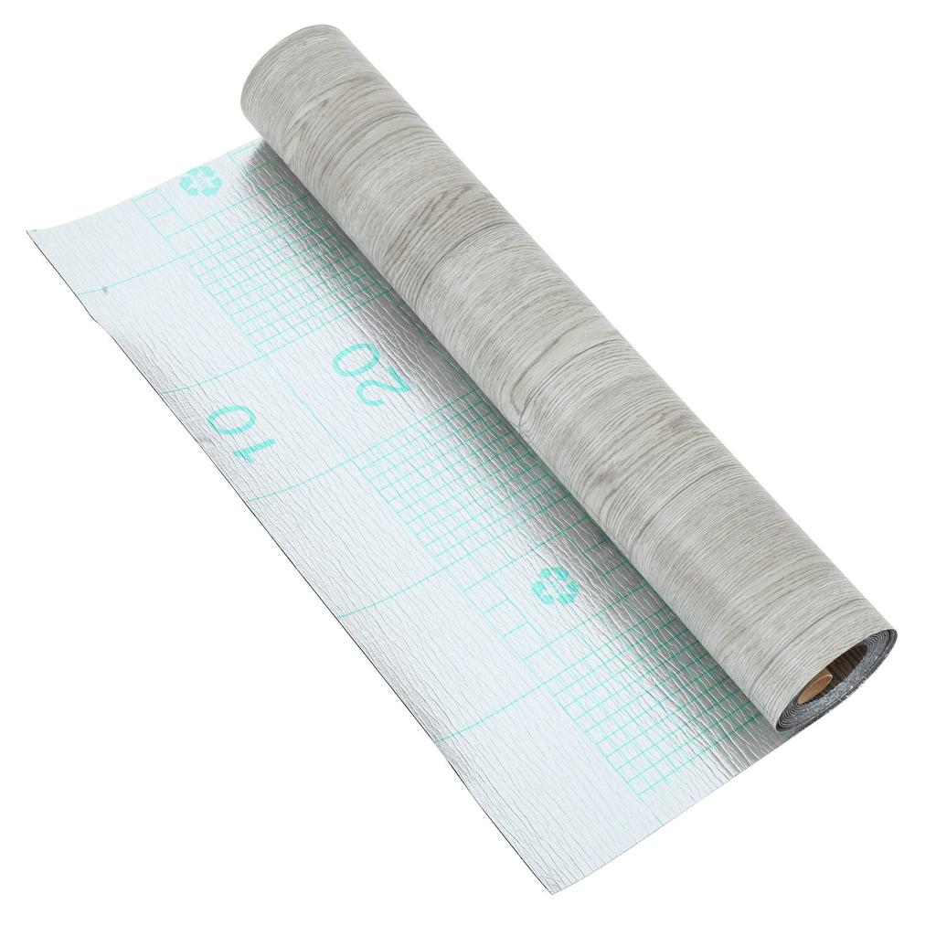 1 Roll Self Adhesive PVC Flooring Roll Wear Resistant Easy Peel Stick Floor Sticker for Supermarket Home Office Slip Resistant