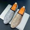 Men's Cusual Leather Shoes slip on fashion Wedding Party Shoes Fashion Men Shoe Mens Loafers Moccasins Driving Flats men shoes