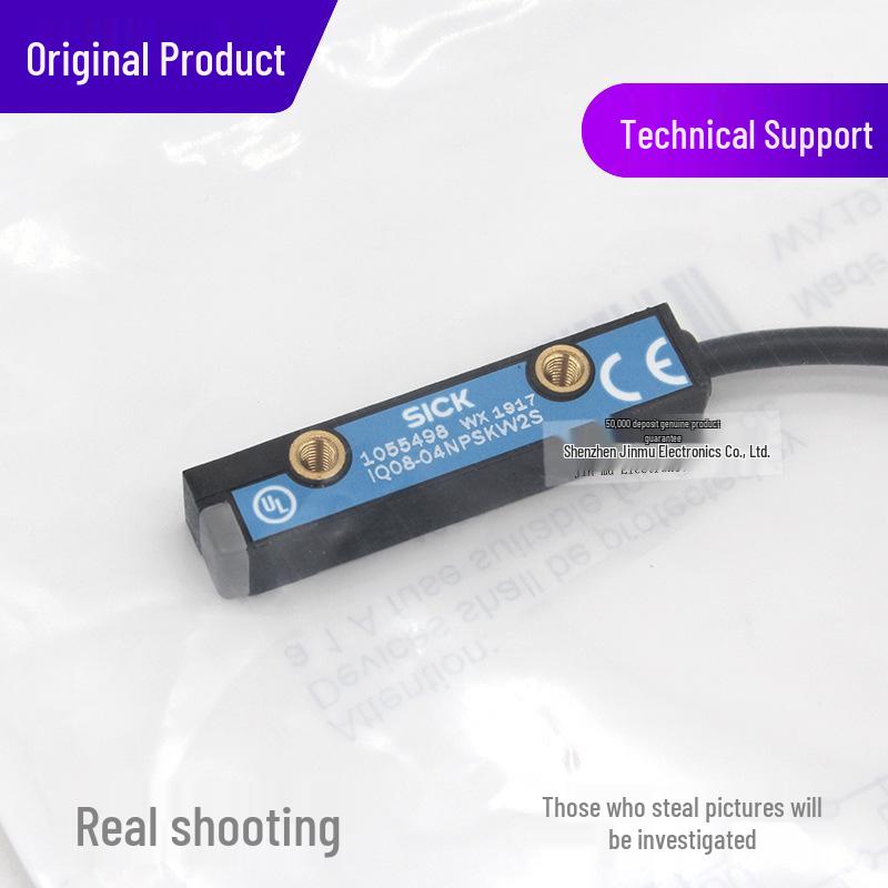 New Genuine Inductive Proximity Sensor IQ08-04NPSKW2S 1055498 DC 3-Wire