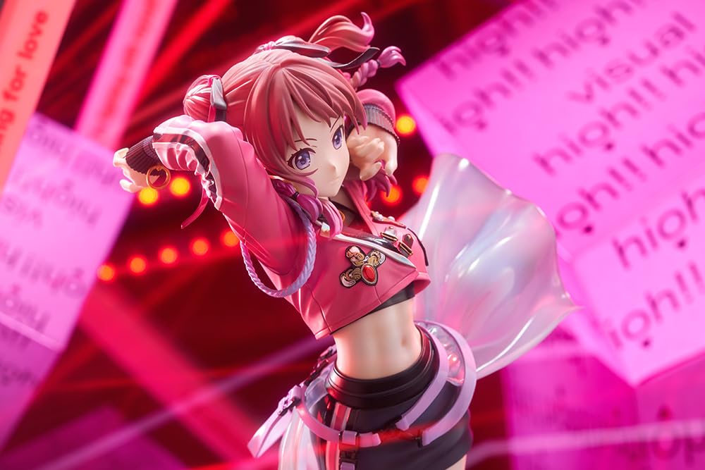 Kotobukiya Gakuen Idolmaster Hanaumi Saki My Scale Approximately 240mm PVC Painted Finished Figure -Fighting Way- 1/7