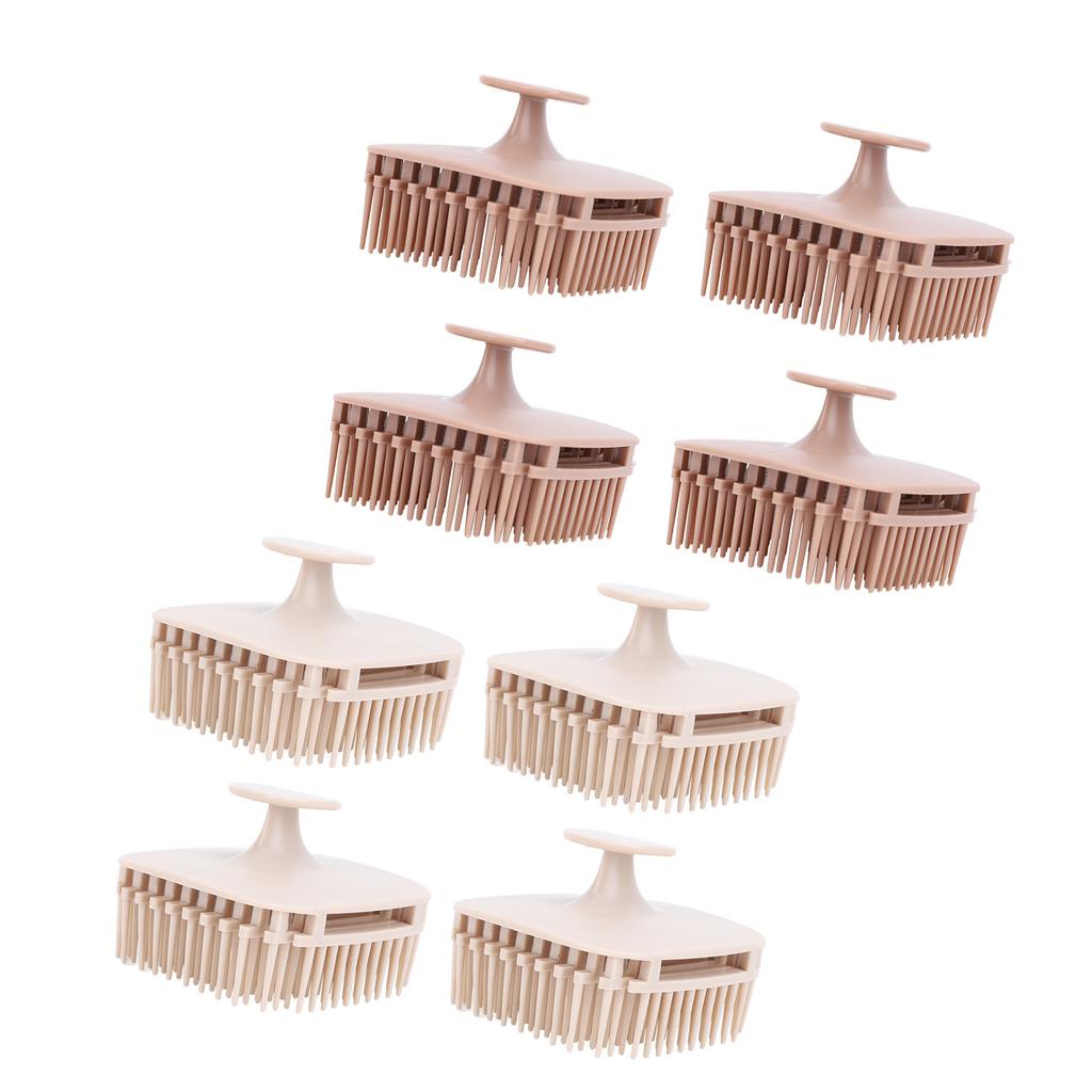 4PCS Hair Scalp Massager Promotes Circulation Dandruff Removal Deep Cleansing Ergonomic Design Shamp