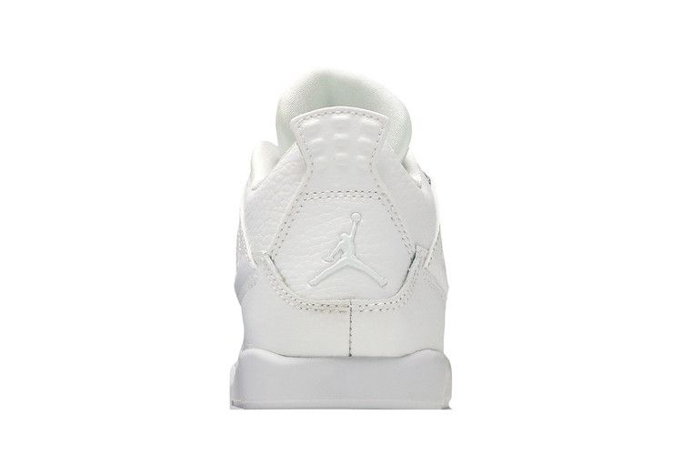 Kids' Sneakers Nike Jordan 4 Retro Pure Money (2017) (PS) White/Metallic Silver-Pure Platinum