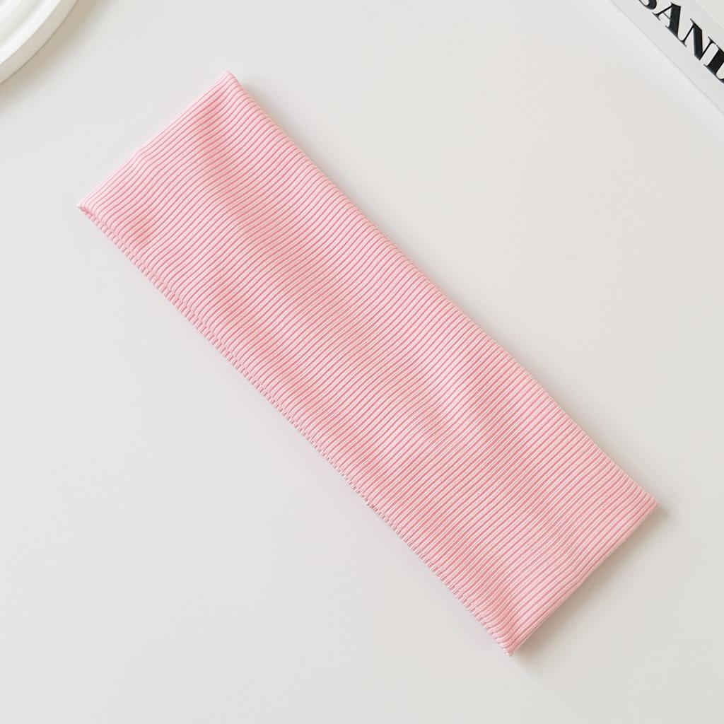 Threaded Hair Band Sports Yoga Sweat-absorbent Wide Headscarf Hair Band Female Joker Elastic Solid Color Headband Headdress