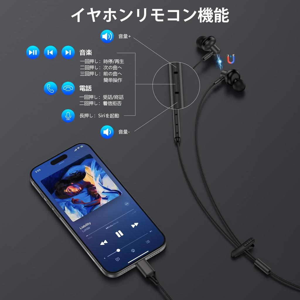 ANNIVERSARY Wired Earphones iPhone Type-C HiFi Metal Design Magnetic Comfort