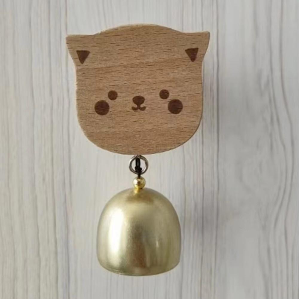 Wooden Door Bell Hanging Decorative Delightful Sound Shopkeepers Bell Door Opening Japanese Style Wind Chime for Business Garden