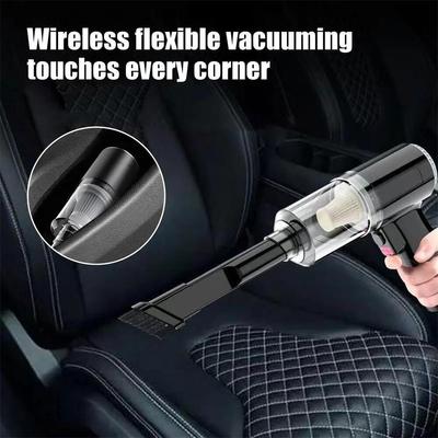 9000PA Auto-Staubsauger 4 in 1 Hohe Leistung Leistungsstark Haushaltsreinigung Staubsaugen Blasen Intelligenter Staubsauger Nass und Trocken Handheld