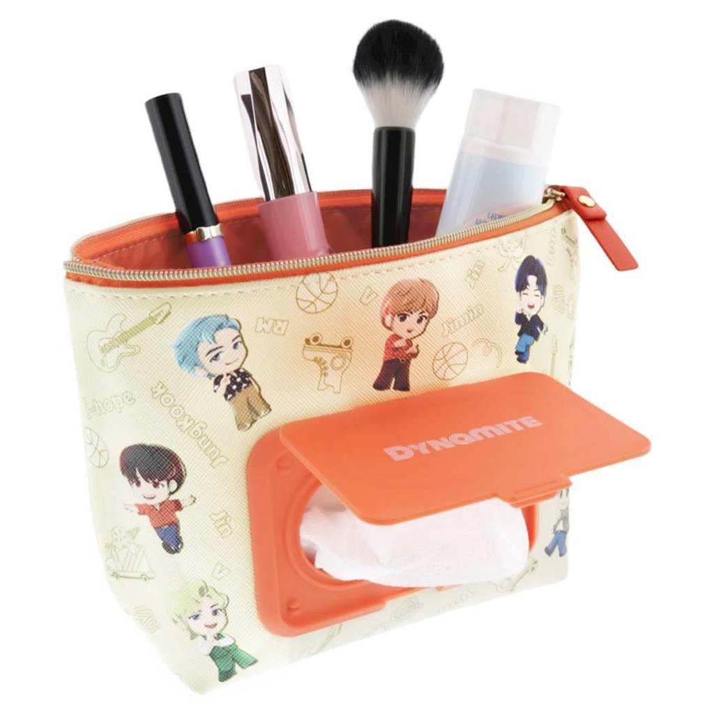 Sunstar Stationery TinyTAN Sheet Case Seapo A S2319381 Pouch, Pattern,