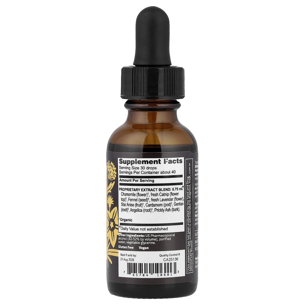 Herbs Etc. Daily Herb Bitters, 30ml (1 Fl Oz)