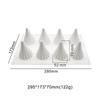 8-hole Christmas Tree Silicone Mold Frosting Biscuit Aromatherapy Candle Mold DIY French Christmas Mousse Chocolate Tree Mold