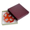 Small miniature lucky cat cat Kutani stylish interior Click Post shipping plate, plate, design, pattern, ceramic, ware, 9.5cm, auspicious, decoration,
