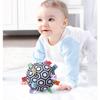 Aipinqi Soft Plush Baby Grasping Rattle Ball Black And White Sensory Early Education Toy
