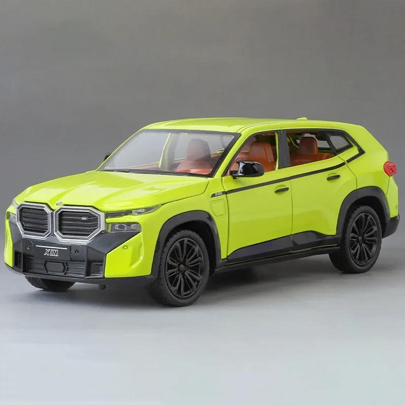 Scale 1:32 XM M4 Car Model Toy 6 Doors Opened Sports Cars Pull Back Sound Light Metal Body Models Alloy Diecast Boys Toys