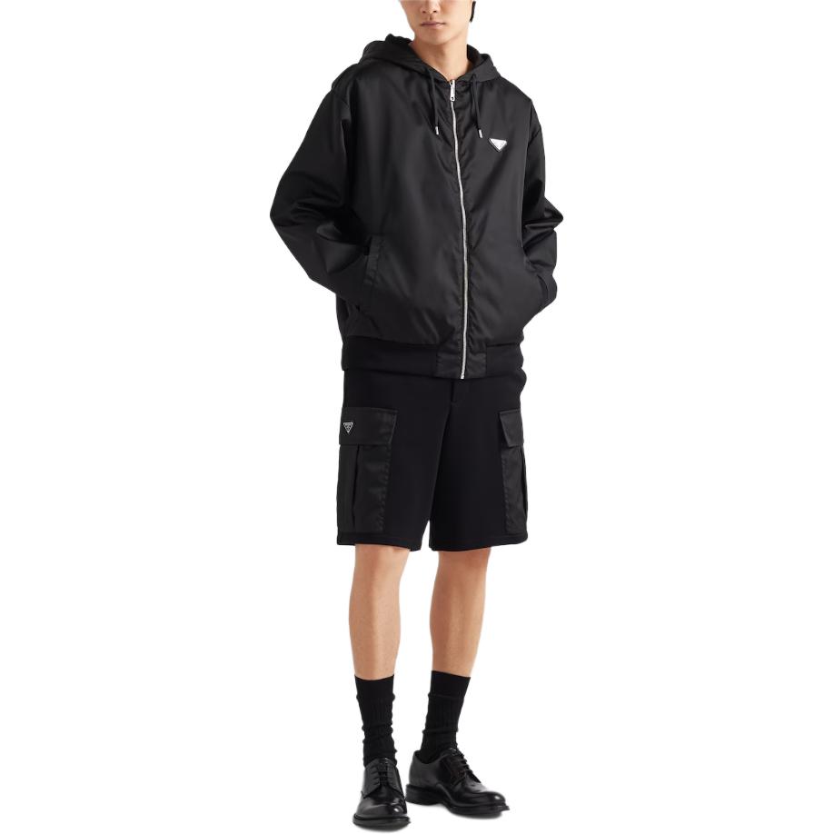 PRADA Triangle Logo Straight Leg Shorts UJP229-11JE-F0806-S-OOO