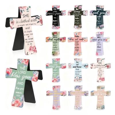 Magnetic Bookmarks Religious Floral Book Page Holder for Bible And Book Reading Companion Gift for Students Teachers Faith Friends