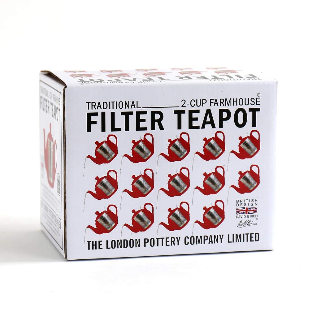 London Pottery Cobalt Blue Teapot, 2 Cups, 550ml, British Brand, for Tea