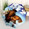Ice Age 2 Die Schmelze Automatischer Faltbarer Cartoon-Regenschirm - 3-fach faltbares Design, Lebhaftes Cartoon-Muster, Geeignet für Outdoor-Aktivitäten, Ein Geschenk