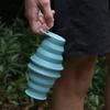 500ML Collapsible Water Bottle Food Grade BPA Free Leak Resistant Portable Travel Hiking Sports Water Kettle