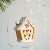 Christmas Atmosphere Balloon Dog Small Pendant Christmas Tree Snowflake House Pendant Small Ornament Wreath Accessory