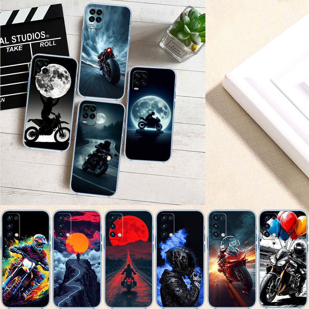 LO95 Motorcycle Racing Phone Case for Motorola Moto G40 G04 G05 One Ace Action  Fusion + Plus Hyper Macro Vision Zoom