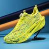Men's Splatter Sneakers Breathable Cushion Sport Shoes Long Distance Running Exercise Shoes