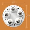 4pcs 5 Beads Self Adhesive Caster Wheels 360° Rotating Furniture Casters Wheels  Furniture
