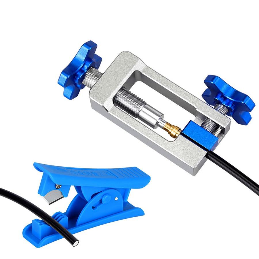 Bike Oil Needle Insertion Tool Installation T Head Tubing Five-line Body Truncation Multifunction Bicycle Repair Tools