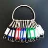16/26/36 Pieces Plastic Key Ring With Number Plates Key Chains Key Tags  Key Classification