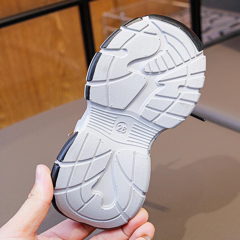 2026 Autumn Kids Breathable Non-Slip Double Mesh Dad Shoes for Medium to Older Children