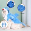 1 szt. Produkty dla zwierząt Rekin Ubranka dla zwierząt Zimowe i jesienne Ciepło Halloween Uniwersalne Ubranka dla psów Ubranka dla kotów Akcesoria dla kotów Niebieski