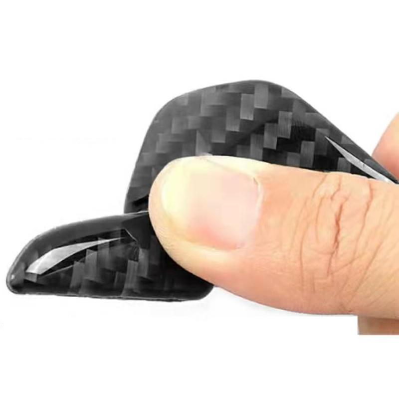 Koolstofvezel autodeurrand anti-krasbeschermingsstrips achteruitkijkspiegel anti-collision sticker deurgreepafdekking