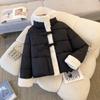 New Cuffs Leather Lamb Wool Cotton Clothes Women's Winter New Thickened Stand-up Neck Warm Bread Clothes Jacket