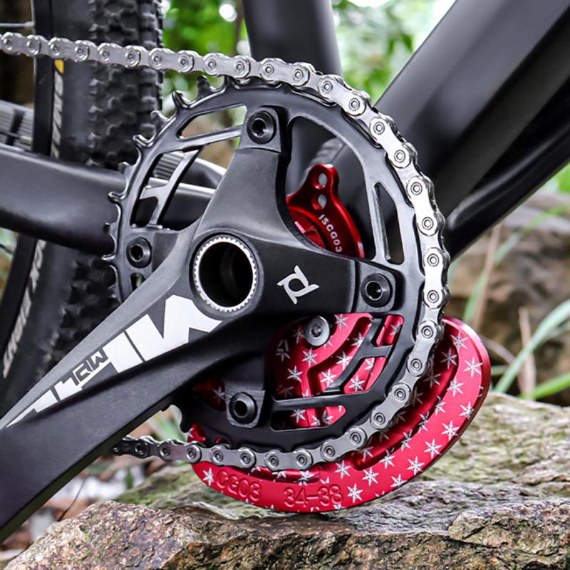 Mountain Bike Chainring Protector Anticollision Crankset Chain Ring Guard Compatible For Iscg03
